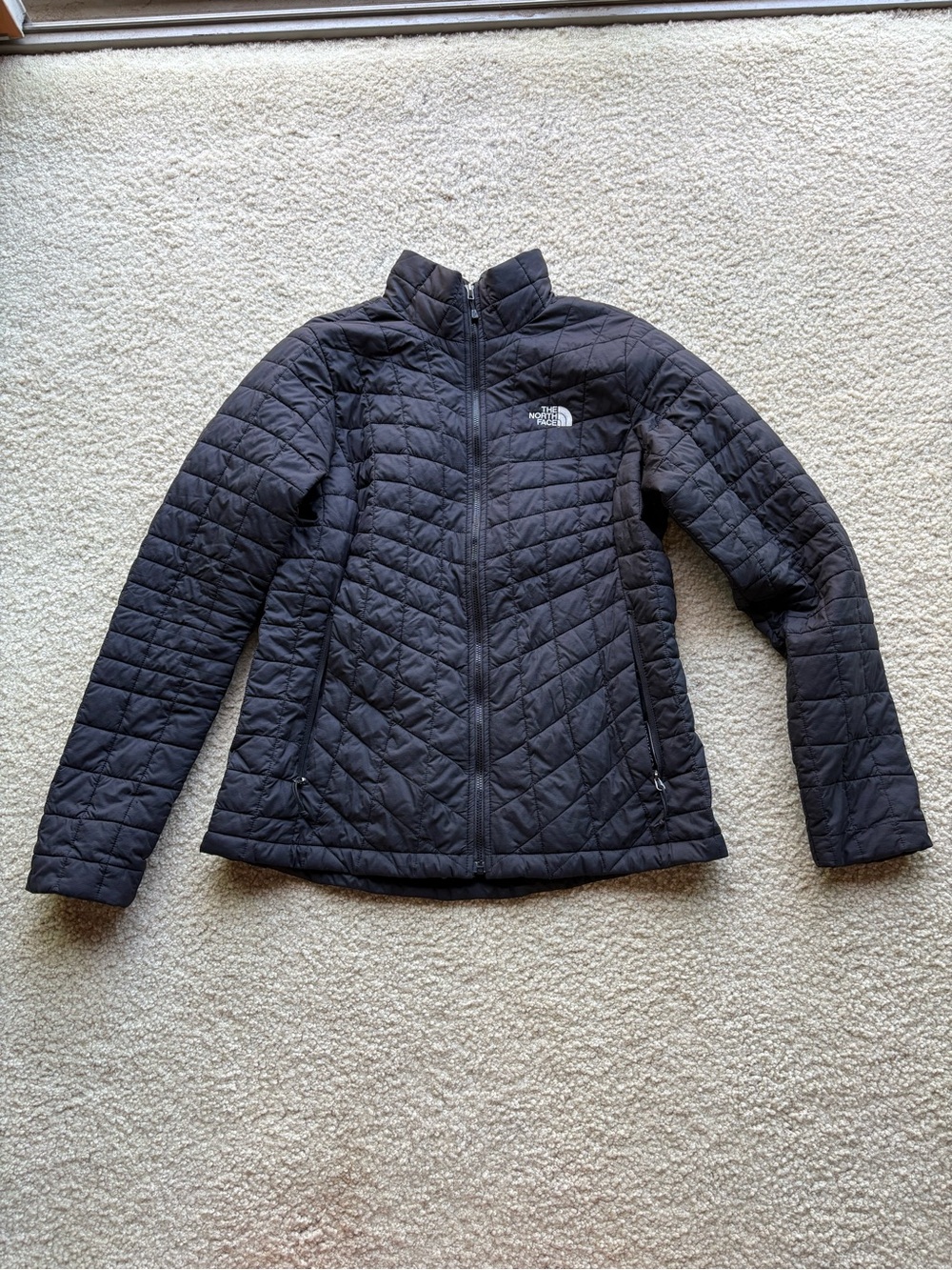The North Face Women's Thermalball Black Quilted Puffer Jacket